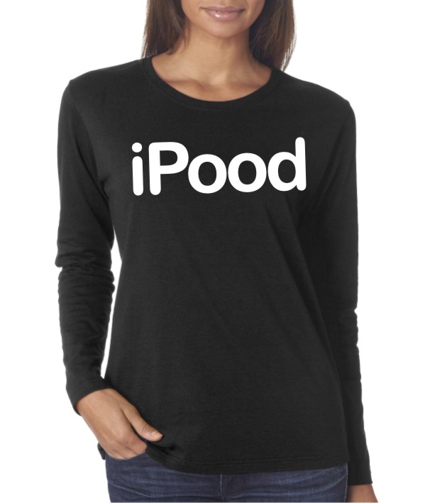 iPood Ladies Long Sleeve Shirt